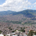 Panoramic view of Medellin Colombia skyline